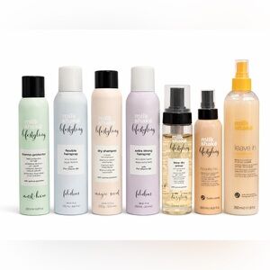 Hair Styling Set - Black, White, Cream